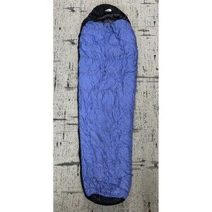 The North Face Blue Polarguard HV Mummy Sleeping Bag 80 X 30 Minaret Reg RH